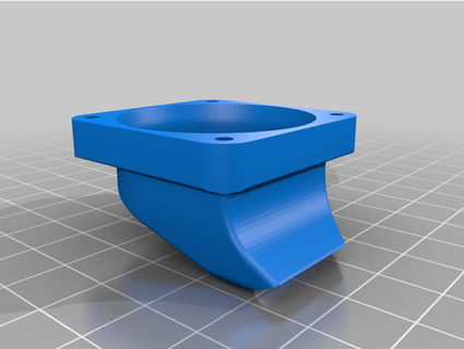 fan duct longer lk5 pro maker-4-life 3d print model - Mito3D