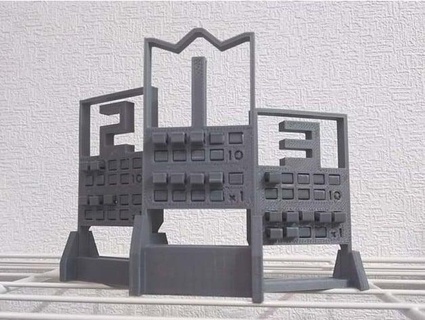 podium compteur kazoo 3d print model - Mito3D