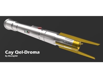 pulluk qel droma's ışın kılıcı mastaj3di 3d print model - Mito3D