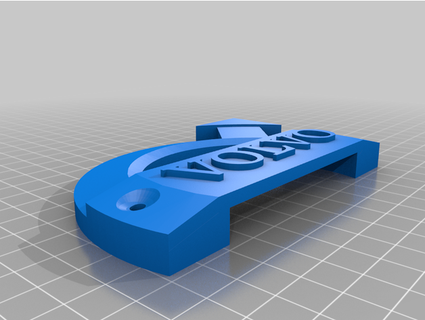 volvo emblem handle gc9n 3d print model - Mito3D