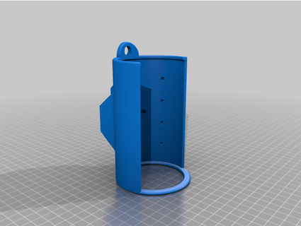 nucleus-m ring holder + battery cedricheckly 3d print model - Mito3D