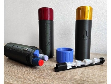 dia old insulin pen case types v10 zvedak 3d print model - Mito3D