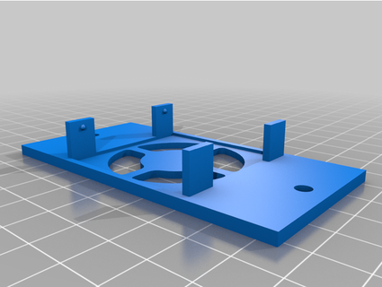 4cm fan module 2u rack mount mthauth 3d print model - Mito3D