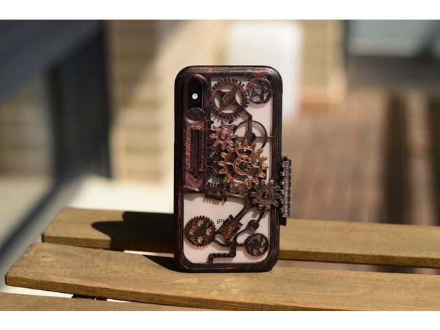 iphone case x xs steampunk colinosoft 3D print model - Mito3D