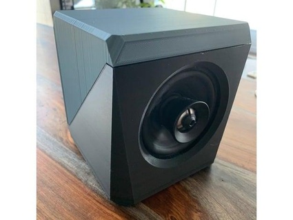 angular speaker box remix - coaxial crossover jesselyon 3d print model - Mito3D
