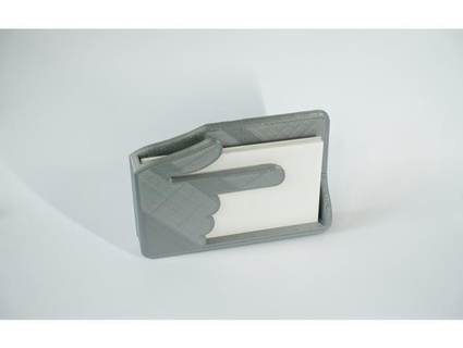 business card holder index finger tom 3d print model - Mito3D