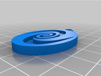 derine ağ logo anahtarlık redfoxbal 3d print model - Mito3D