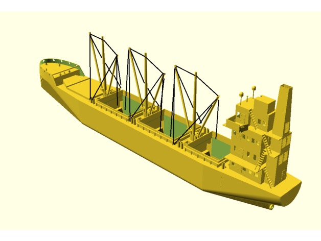 toys boys- ships handy size bc - modular cargo ship stollew 3D print model - Mito3D