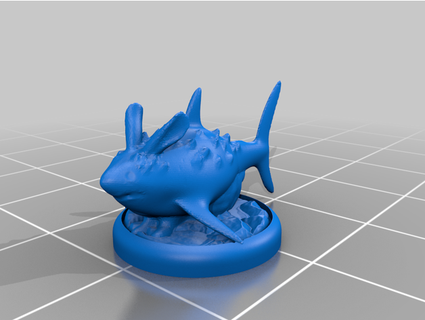 shark bunny deotheophilus 3d print model - Mito3D