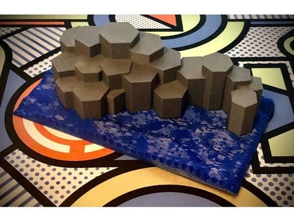 giganti Causeway miniatura scrivania modello wafflecart 3d print model - Mito3D