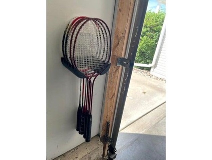 badminton racchetta titolare supporto rkaronde 3d print model - Mito3D