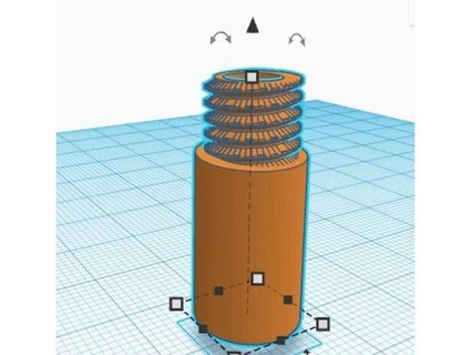 3 8 thread lamp-holder rosca para portalampara tanoduster 3d print model - Mito3D