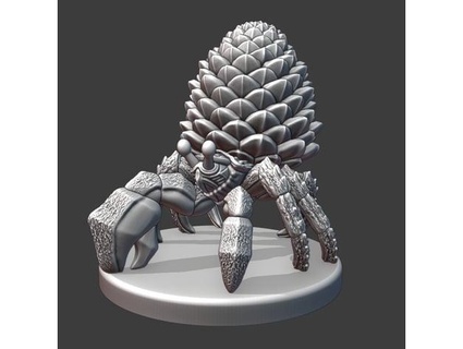 forêt Crabe clayrade 3d print model - Mito3D