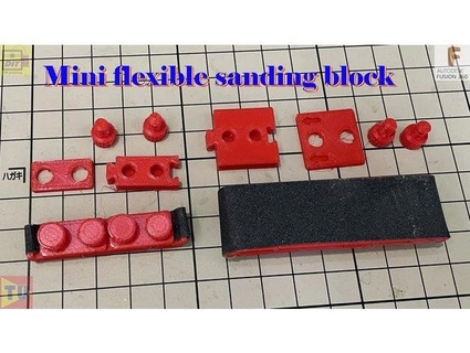 mini flexible sanding block upgraded version zhwang168 3d print model - Mito3D