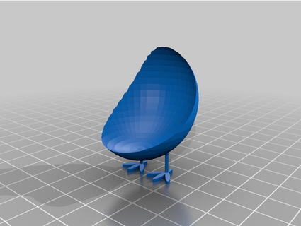 Oeuf chaise darrenthien 3d print model - Mito3D