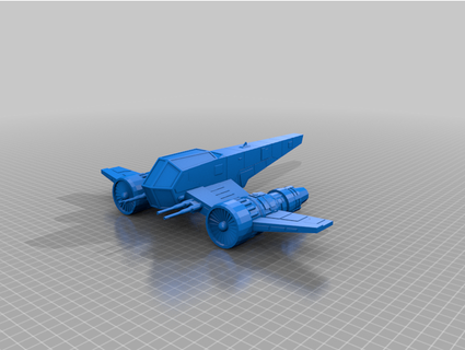 Raumschiff td 40 star falcon thedude21 3d print model - Mito3D