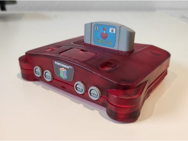 portos sopro elétrico 64 mini n64 caso bainha rpi3 4 cintilância 3D print model - Mito3D