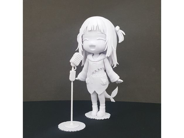 gawr gura inabatewi 3D print model - Mito3D