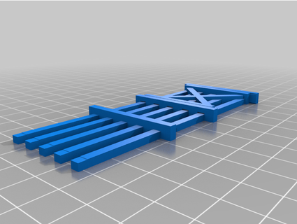 g-scale fence bruinesmurf 3d print model - Mito3D