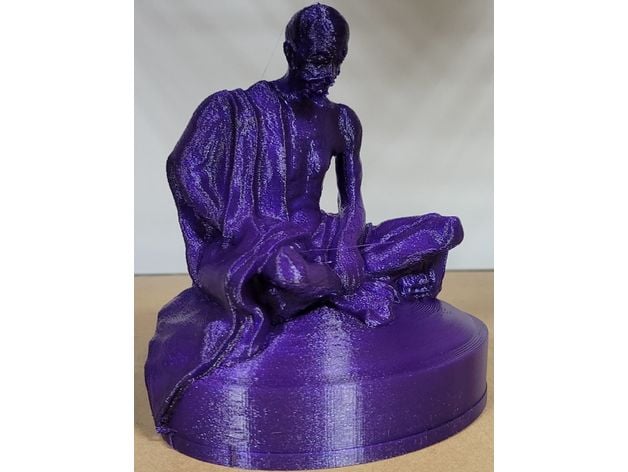 mahatma Gandhi châteaux 3D print model - Mito3D