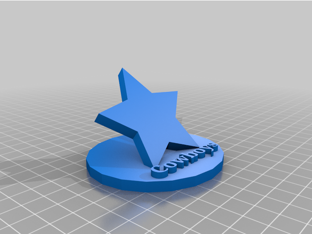 Cowboys Star shadoswrd80 3D print model - Mito3D