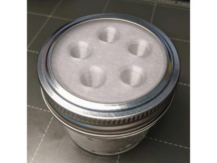 mason ball jar fruit fly trap endi 3d print model - Mito3D