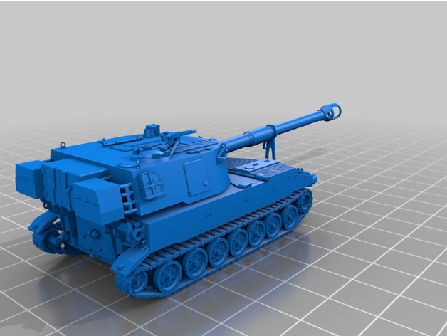 1 100 échelle m109a3g kentium 3D print model - Mito3D