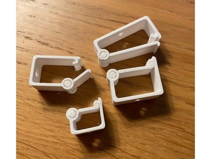 strong cable clip faern 3d print model - Mito3D