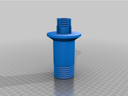 anycubic vyper better spool holder - lock forget asaerong 3d print model - Mito3D