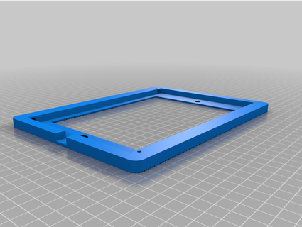 iPad Mini Bild Rahmen Mauer montieren chking 3d print model - Mito3D
