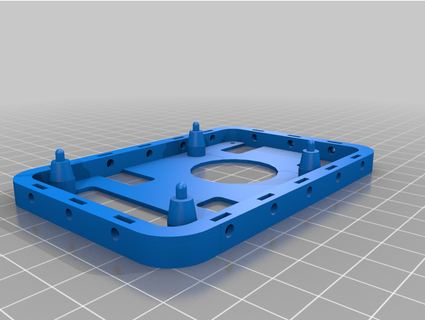 modular test bed - m3 screwless chking 3d print model - Mito3D