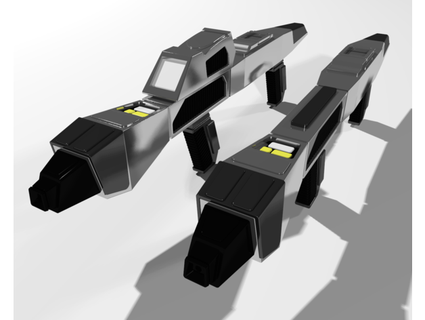 Estrela caminhada geração profundo espaço phaser rifle hackett Steven 3d print model - Mito3D