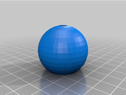 speaker ball mount chking 3d print model - Mito3D