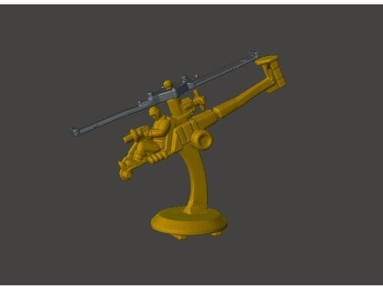 thunder road gyro helicopter - game token 3d scan bigmrtong 3d print model - Mito3D