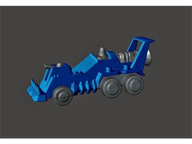 thunder road truck lorry - game token 3d scan bigmrtong 3D print model - Mito3D