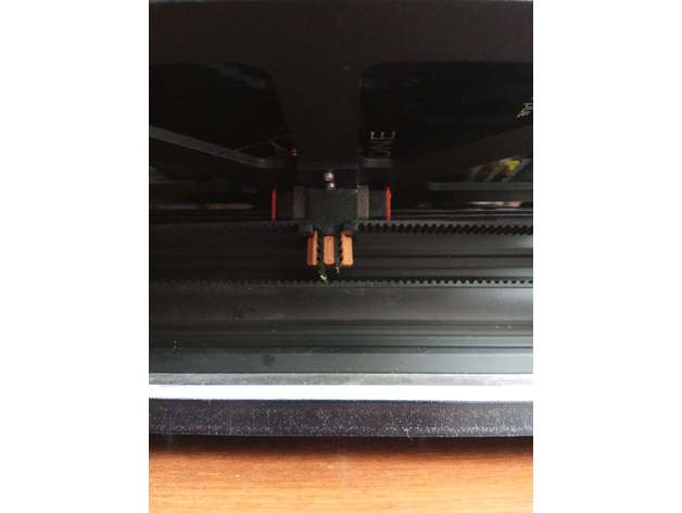 Kingroon kp3 titulaire soutien ceinture gt2 axe ingénieur 3D print model - Mito3D