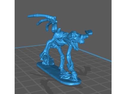 skeletal balrog - ral partha shocksofmighty 3d print model - Mito3D
