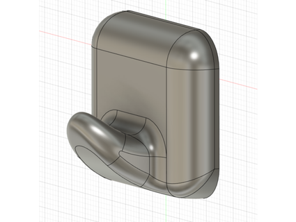 small wall hook juggalooo 3d print model - Mito3D