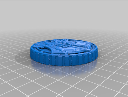 cool coin lionqueen15 3d print model - Mito3D