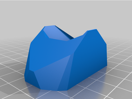 time crystal minimalistic stand leoplureodon 3d print model - Mito3D
