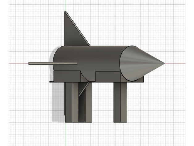 Spielzeug Schreibtisch Rakete Strangejmaster 3D print model - Mito3D