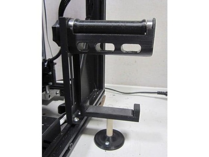 carretel amortecedor crialidade filamento suporte 80mm carretéis guivermicelli 3d print model - Mito3D