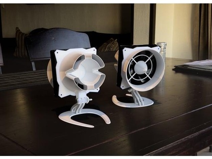 120mm desk fan bobr-gryzun 3d print model - Mito3D