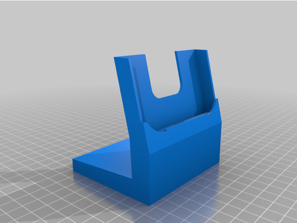 phone stand charge cable port imasra 3d print model - Mito3D