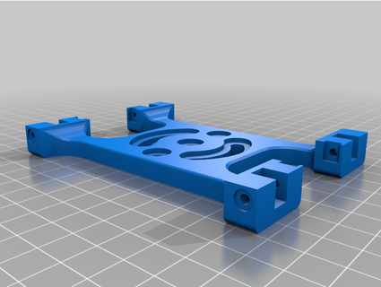 tek lok binmek atış kabuğu Kulp destek 8q koşma 3d print model - Mito3D