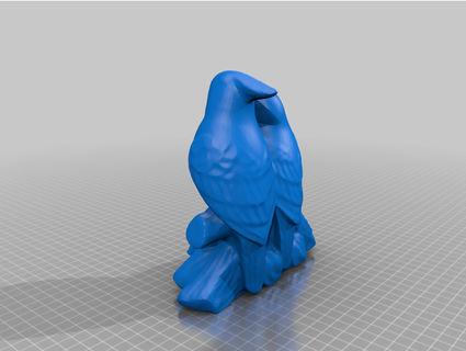 parrot gslsjquf 3d print model - Mito3D