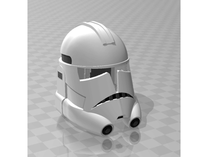 animated clone helmet gunt v2 reprops 3d print model - Mito3D