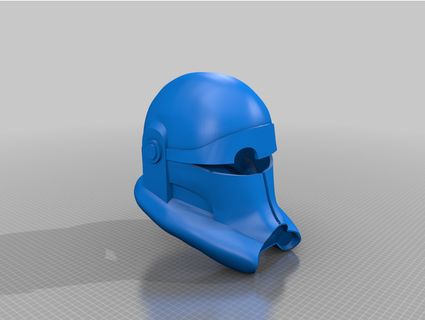 Estrela guerras ruim lote mira capacete 3d print model - Mito3D