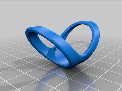 swan neck ring splint - tapered lengthed pwapwap 3d print model - Mito3D