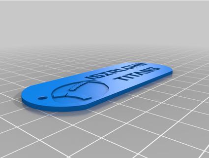iserlohn titanlar anahtar belirteci babacık 3d print model - Mito3D